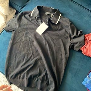 Theory polo Mens Small. Missed return window, brand new. Still has label